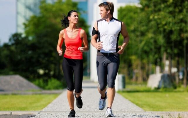 fare jogging per le vene varicose